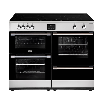 Belling induction on sale range cooker