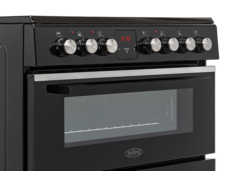 Belling 600mm electric double oven freestanding cooker 2025 with induction cooktop