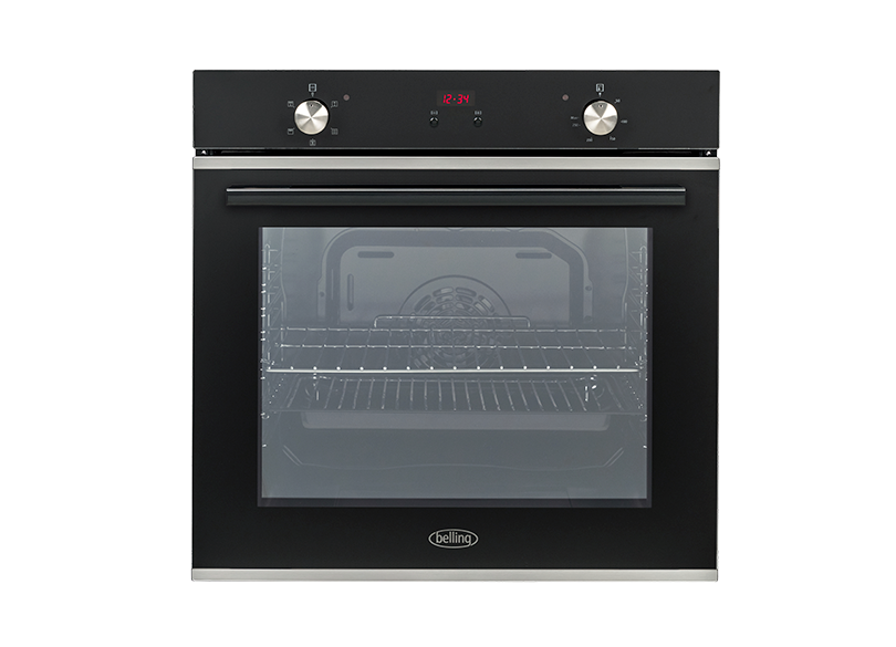 Bellini 60cm 60l black 8 function on sale built in oven